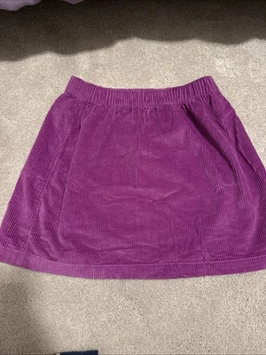 American Eagle Size S Corduroy A-Line Mini Skirt Soft Elastic Waist - Image 1 of 4
