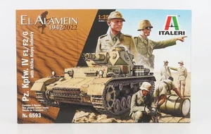 1/35 ITALERI - TANK - PZ.KPFW. IV WITH AFRICAN KORPS INFANTRY MILITARY IT6593 - Foto 1 di 1