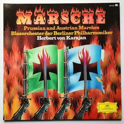 MÄRSCHE • PRUSSIAN AND AUSTRIAN MARCHES - HERBERT VON KARAJAN LP 1974 2 X VINYL - Image 1 of 4