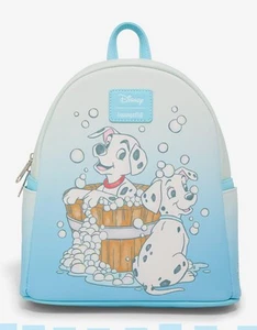 Loungefly Disney 101 Dalmatiner Bath Mini Rucksack Neu mit Etikett & Wickeloptik - Bild 1 von 4