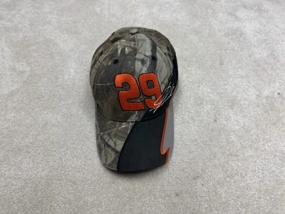Gorra Kevin Harvick para hombre verde camuflaje árbol real correa trasera NASCAR Chase 29 Foto 1 de 4