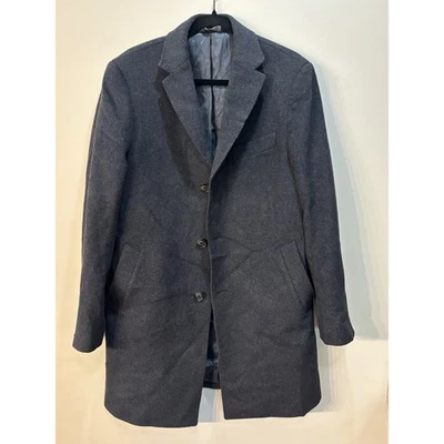 Cardinal of Canada Men's 38R Charcoal Wool Cashmere Overcoat ~ 36" Long - Image 1 of 4