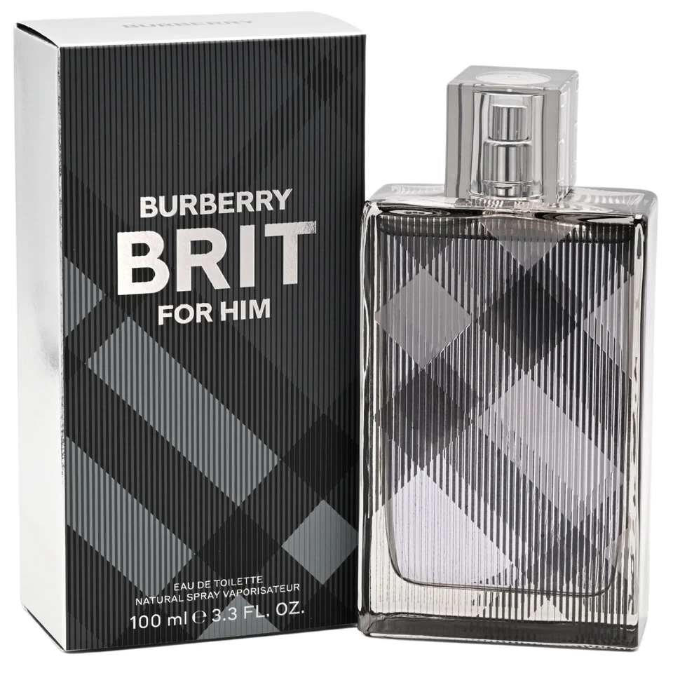 BURBERRY BRIT FOR HIM by Burberry Cologne for Men EDT 3.3 / 3.4 oz New In Box - Image 1 of 4