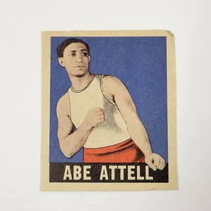 1948 Leaf #25 Abe Attell Boxing (These Cards Were Hand Cut From A Sheet) - Picture 1 of 2