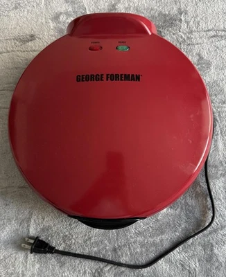 George Foreman Electric Quesadilla Maker красный, GFQ001 проверенный работает отлично - Изображение 1 из 4
