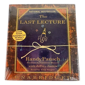 The Last Lecture by Randy Pausch Audio Book New Sealed - 4 CD's 4.5 Hrs - Imagen 1 de 3