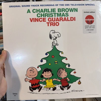 • Vince Guaraldi Trio - A Charlie Brown Christmas Vinyl LP + Poster BRAND NEW! - Image 1 of 2