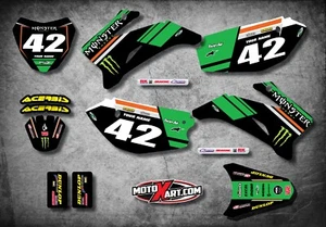 Full Custom Graphic Kit BURNOUT STYLE - Yamaha TTR 110 - All years - stickers - Picture 1 of 3