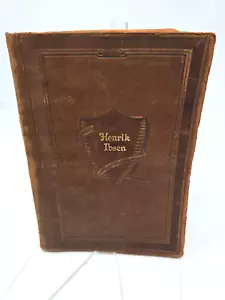 1928 THE WORKS of HENRIK IBSEN 1 VOLUME Edition Soft Leather Bound J. BLACK - Imagen 1 de 8