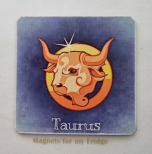 TAURUS STAR SIGN HOROSCOPE FRIDGE MAGNET - M295 A - Picture 1 of 1