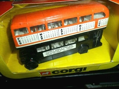 HTF Calendar 1985 CORGI London Transport Routemaster 469 Double Decker Bus & Box - Image 1 of 4