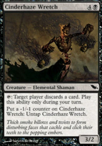 MTG - Cinderhaze Wretch - Shadowmoor - NM, English Magic FLAT RATE SHIP - Image 1 of 1
