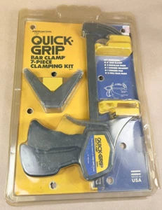 Opened Quick-Grip USA 7 Pc. Bar Clamp 6" Opening W/ Clamping Kit - Made in USA - Picture 1 of 20