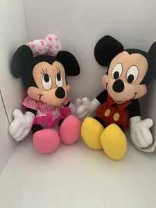 Disney Mickey And Minnie Mouse Plush With Tags-2007 - Picture 1 of 4