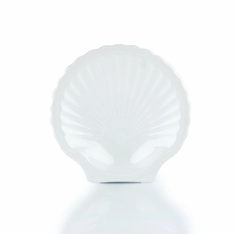 FIESTA 8.25" Coastal Sea SHELL PLATE White Fiestaware s 1st Quality