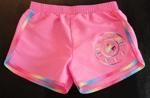 Delia's Sport Girl's Athletic Shorts Pink With Rainbow Trim Unicorns Size 10/12 - Picture 1 of 9