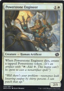 POWERSTONE ENGINEER 020/287 FOIL THE BROTHERS' WAR MTG MAGIC NM - Picture 1 of 1