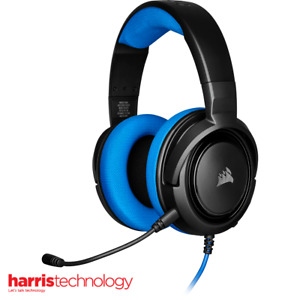 Corsair HS35 Stereo 3.5mm PC, PS4/5, Xbox Gaming Headset (Blue) - CA-9011196-AP