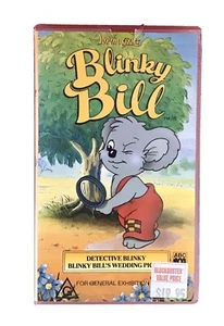 Blinky Bill VHS Retro Vintage Video Detective Blinky Blinky Bills Wedding Picnic - Picture 1 of 5