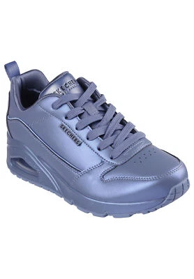 SKECHERS Skecher Street UNO -GALACTIC GAL Damen Metallic Sneaker glänzend 177104 SLT blau