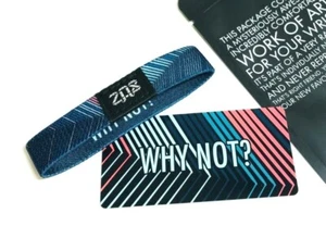 ZOX **¿POR QUÉ NO?** Pulsera mediana única plateada con tarjeta nueva misterio/SIÉNTETE BIEN - Imagen 1 de 3