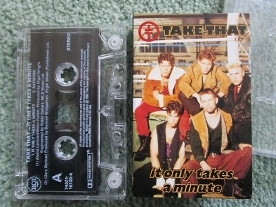Take That ‎– It Only Takes A Minute RCA 74321 101004 Audio Tape Cassette Single  - Image 1 of 4