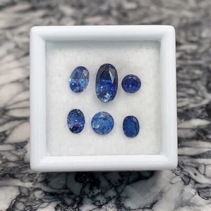 Facettiertes Benitoit gemischtes Paket, 2,29 ctw, verschiedene Größen, Schnitt & Farbe, #bfp229 - Bild 1 von 2