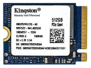 Kingston 512GB 2230 M.2 NVMe PCIe 4.0x4 SSD OM3PGP4512Q-A0 Steam Deck Rog Ally - Picture 1 of 4