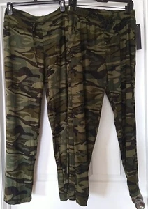 2 Women Jogger Soft Running Workout Drawstring Jogger Pants - Wide Leg ( L ) - Picture 1 of 12