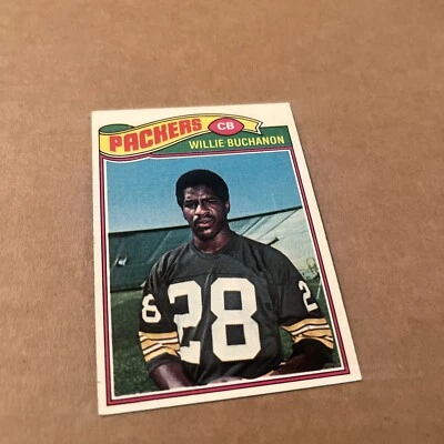 1977 Topps Willie Buchanon Green Bay Packers 402 VG Free Shipping  - Image 1 of 2
