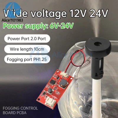 DC6-24V Humidifier Mist Maker Driver Circuit Board Ultrasonic Atomization Module - Image 1 of 4