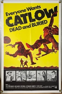 Póster original de una hoja de película Catlow FF YUL BRYNNER LEONARD NIMOY 1971 - Imagen 1 de 1
