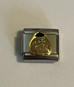 Eeyore - Disney - Winnie The Pooh Character -9mm Link For Italian Charm Bracelet - Picture 1 of 5
