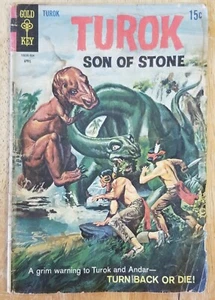 Gold & Key Turok Son of Stone #65 April 1969 Prehistoric Dinosaur Comic - Picture 1 of 4
