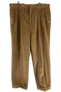 Corbin Off The Cuff Hombre Talla 40 Marrón Tostado Pantalones Pana 100% Algodón - Imagen 1 de 5