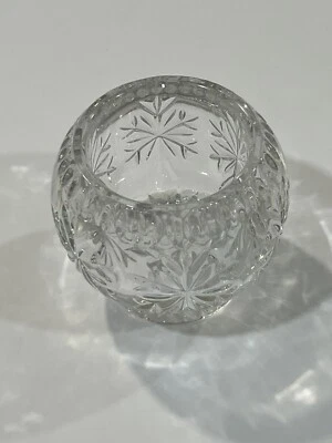 Candelabro de cristal de vidrio cortado Partylite 1 pieza hecho en Alemania Foto 1 de 4