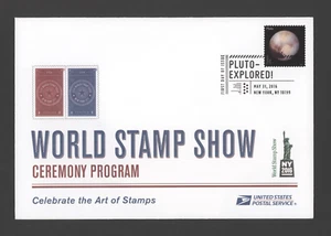 US 5077 Pluto-Explored! World Stamp Show Ceremony Program FDC 2016 - Picture 1 of 1