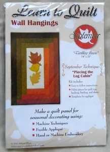 Wandbehangs-Sets "Quilten lernen", September-Themen, 2 Versionen, Herbst, neu - Bild 1 von 8