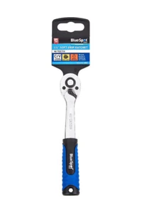 Blue Spot Tools Soft Grip Ratchet 1/4''D 90 Teeth Quick Release Flip Reverse - Picture 1 of 8