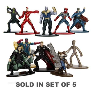 Avengers 3 Infinity War Nano Metal 5 Pack Collectible Display Action Figures - Picture 1 of 4