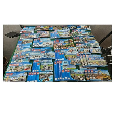 LEGO City Instructions Manuals Lot Multiple Sets 100+ books - Replacement Guides - Image 1 of 4