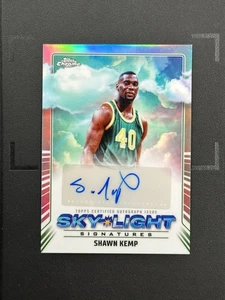2024-25 Topps Chrome Basketball Shawn Kemp Auto Refractor#AN - Picture 1 of 2
