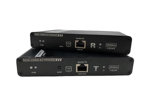 SIIG HDMI Over Ethernet 4K USB & KVM Extender CE-H26Y11-S1 w/ Power Adapters - Picture 1 of 6