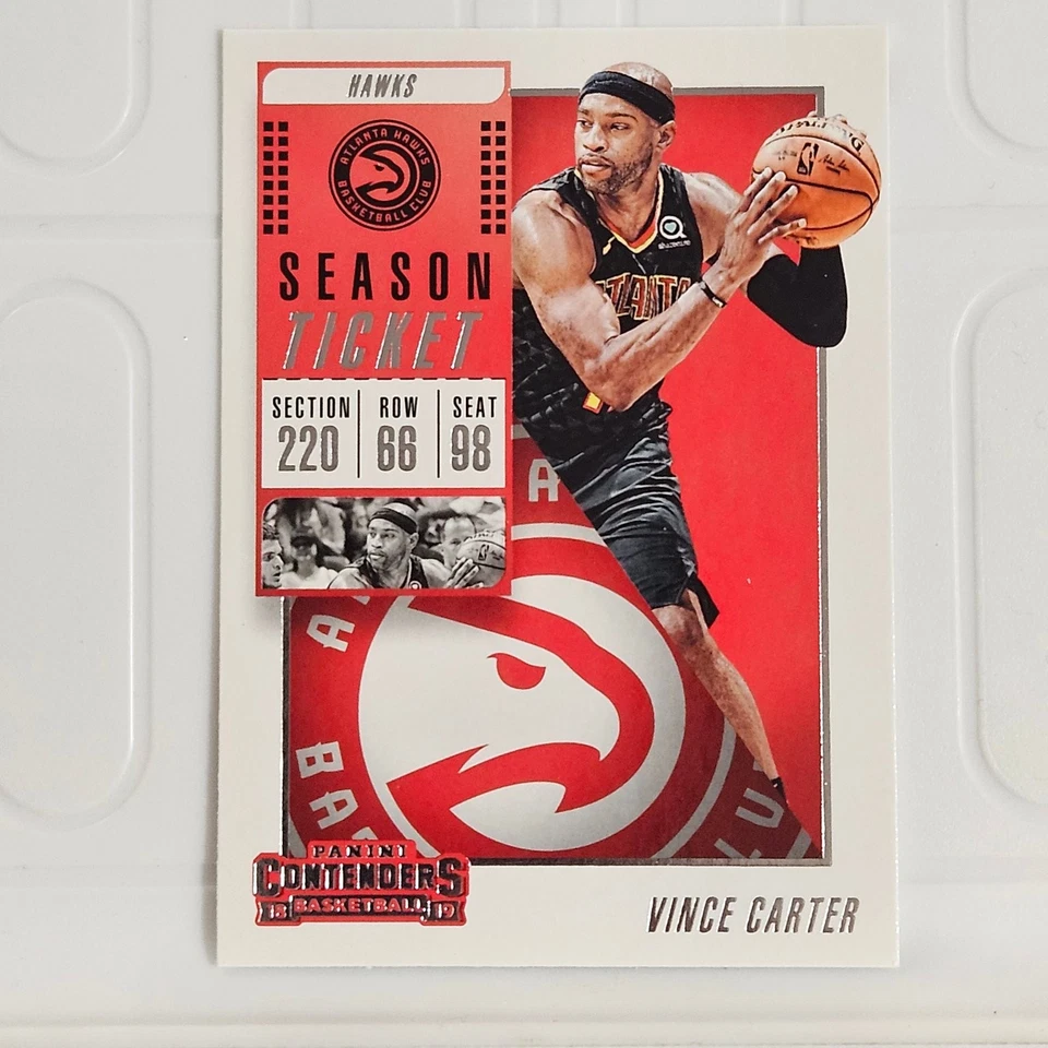 Vince Carter Hawks 2018-19 Panini Contenders Basketball #22 Season Ticket - Image 1 of 2