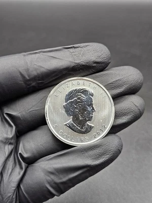 2012 $5 Silver Canadian Maple Leaf 1 oz .9999 Fine Silver -  In Protective Case  - Image 1 of 3