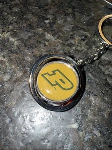 Purdue University Spinner Spinning Keychain Basketball NIP Silver-Tone Boiler Up - Picture 1 of 6