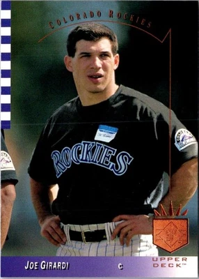 1993 SP Joe Girardi #221 Colorado Rockies Baseball Card - Image 1 of 2