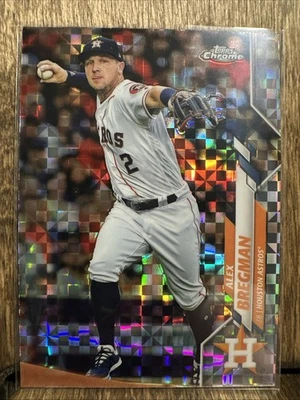 2020 Topps Chrome Alex Bregman #102 X-Fractor Houston Astros - Image 1 of 4