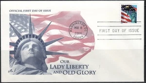 US Scott #3979 Unaddressed FDC, "Our Lady Liberty and Old Glory". - Picture 1 of 1