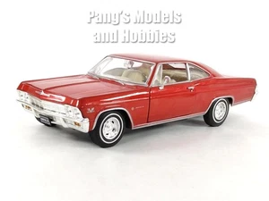 Chevrolet Impala (1965) SS 396 1/24 Scale Diecast Metal Model by Welly - RED - Picture 1 of 11